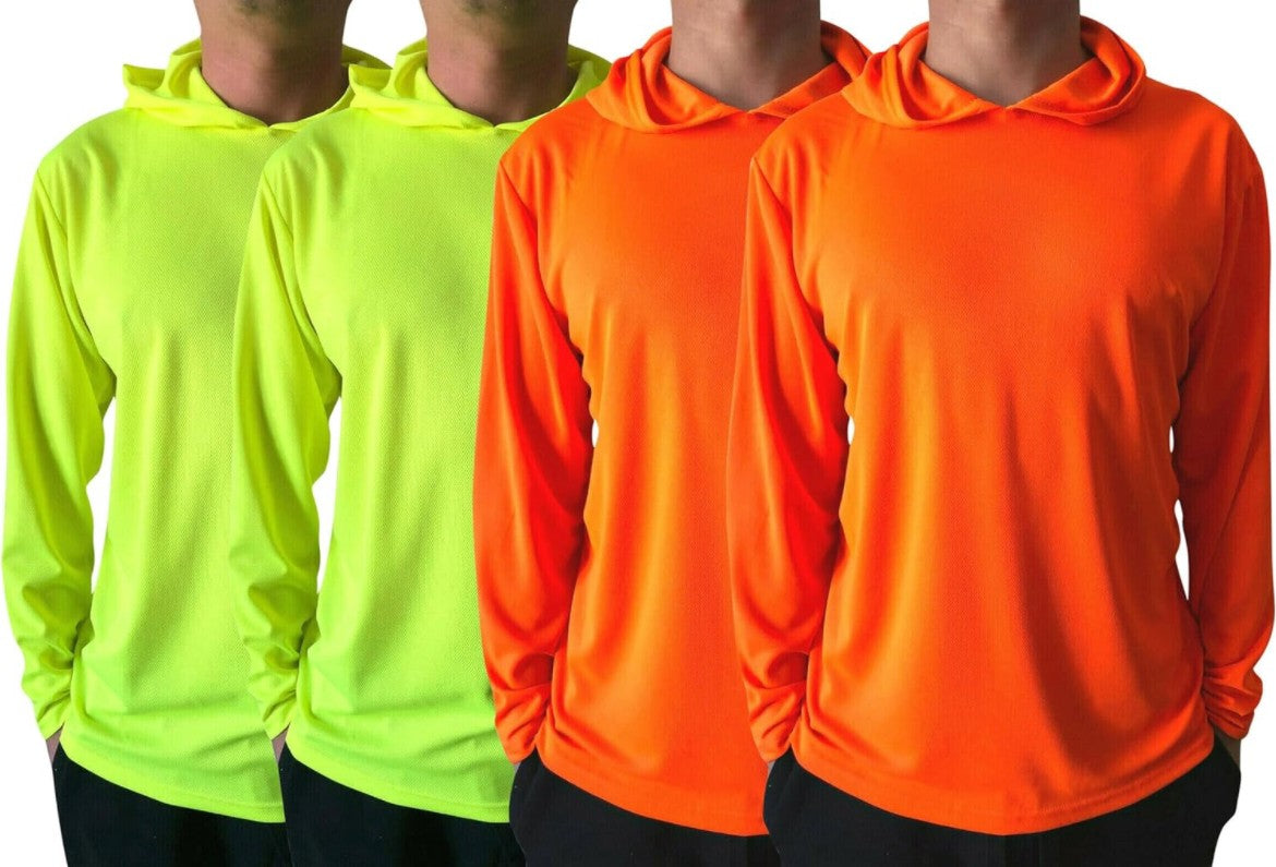 Mesh Long Sleeve W/ Hoodie