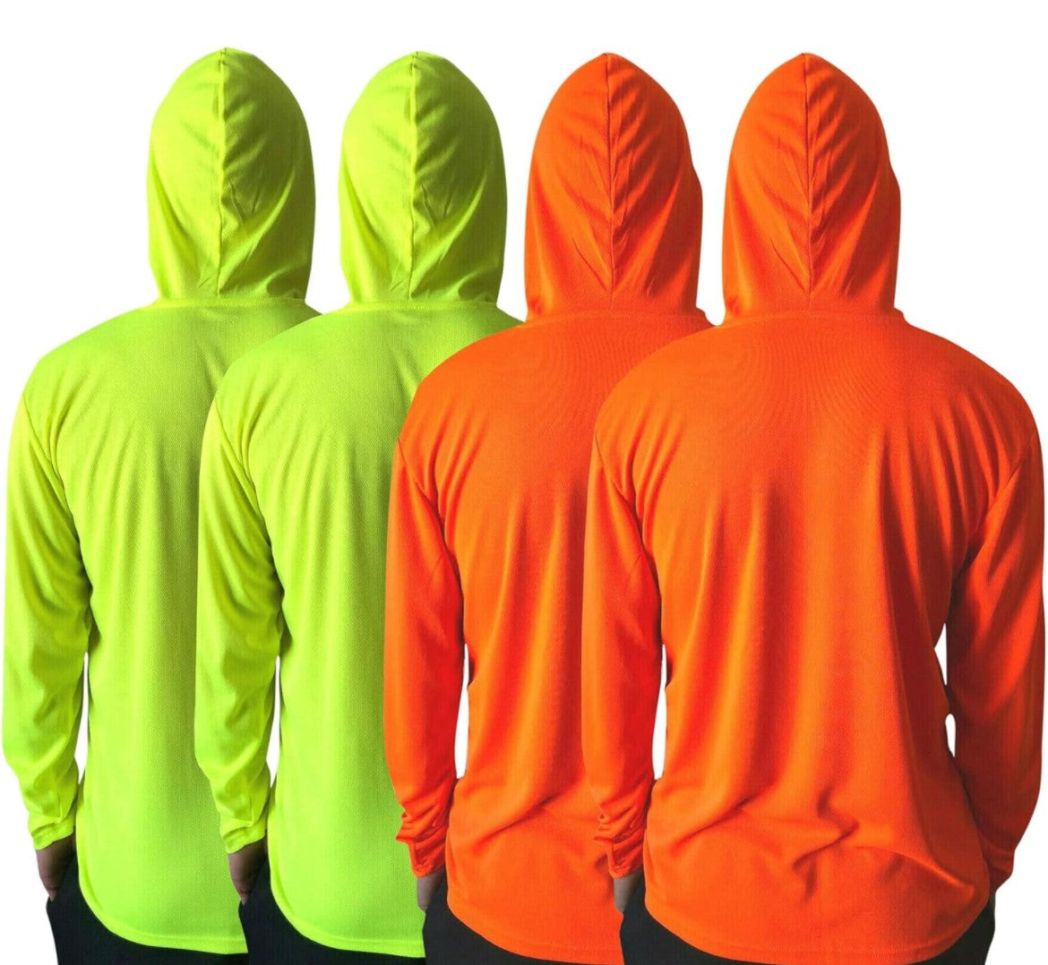 Mesh Long Sleeve W/ Hoodie
