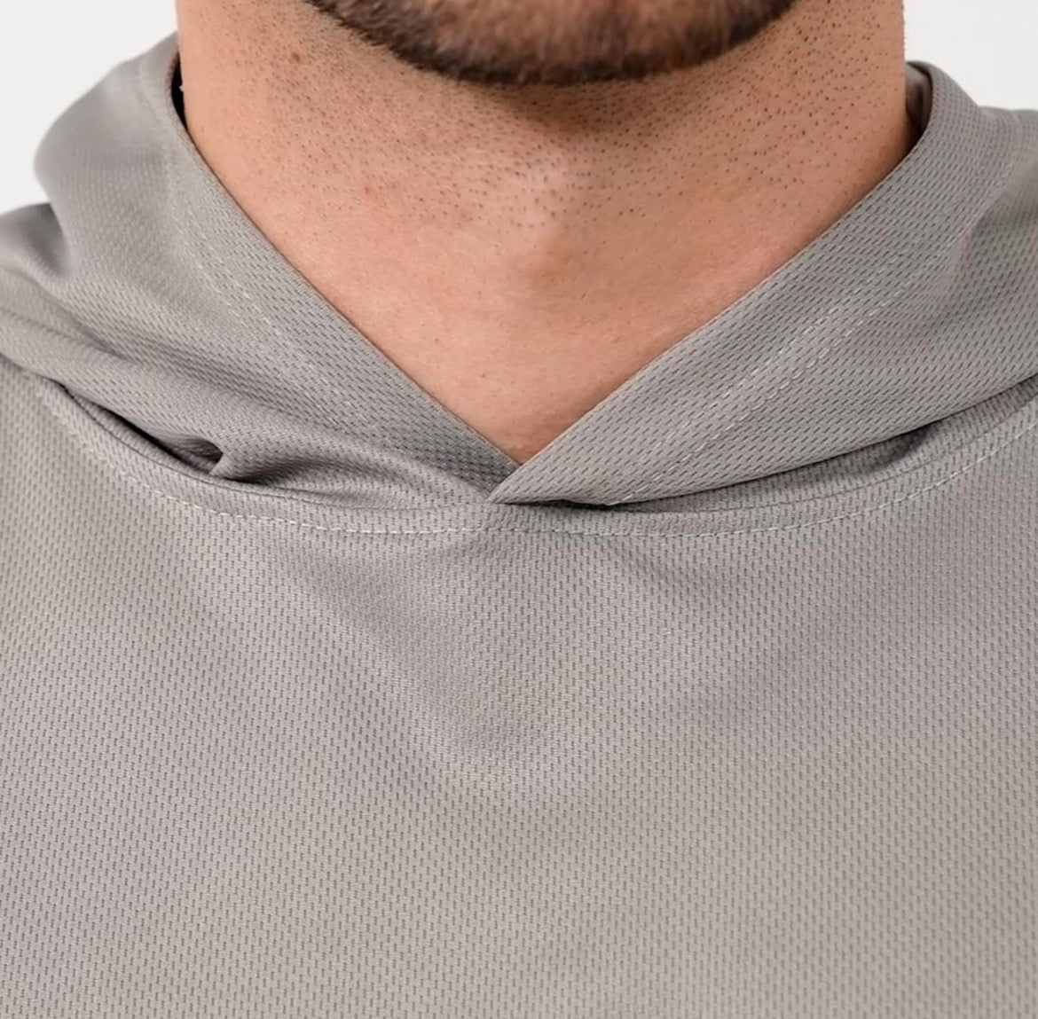Mesh Long Sleeve W/ Hoodie