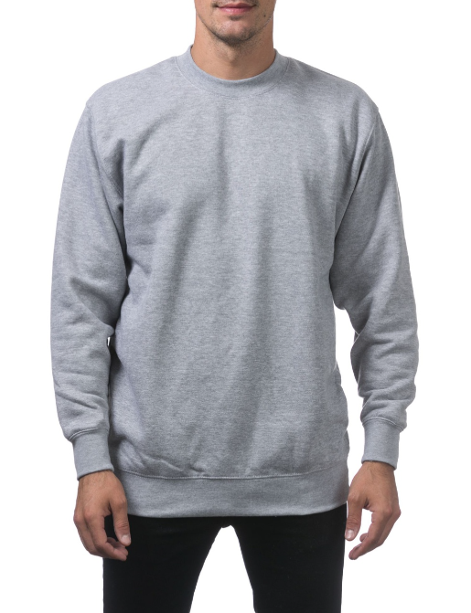 Pro Club Heavyweight Crew Neck Fleece Pullover Sweater